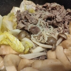 大根入りすき焼き